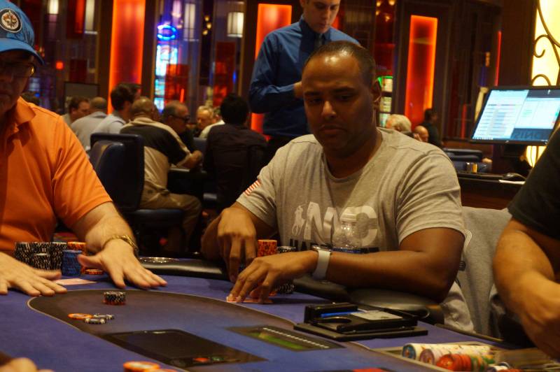 Event 7 runner up, Claudangelo Beaudouin ($2,530)