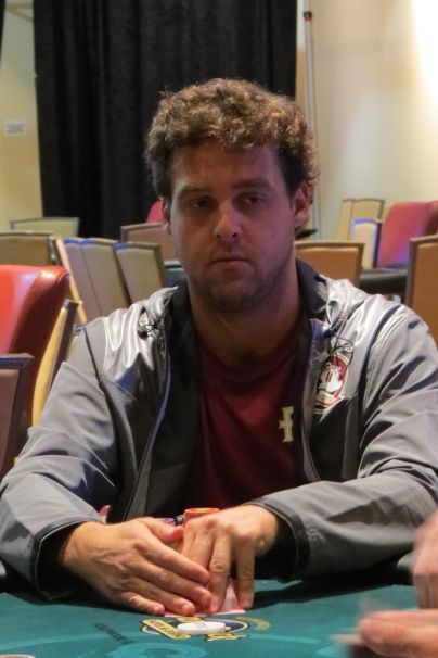 Tim Miles, Day 1C chip leader