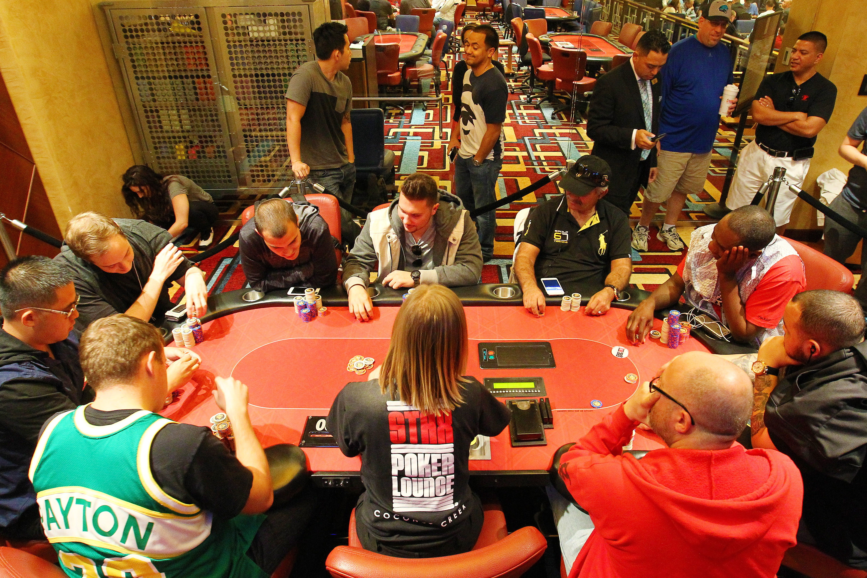 Coco Poker Open Championship final table in the high limit room