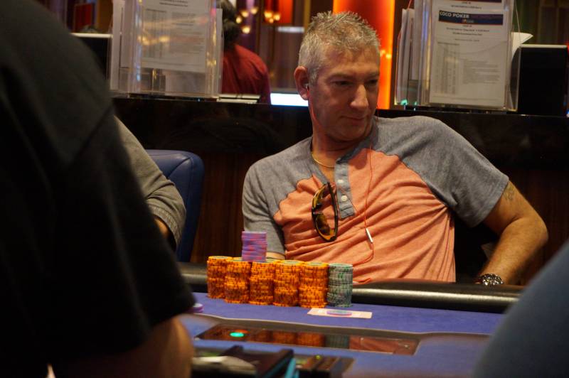 Flight A chip leader, Alan Slakman (Coral Springs, Fla.)