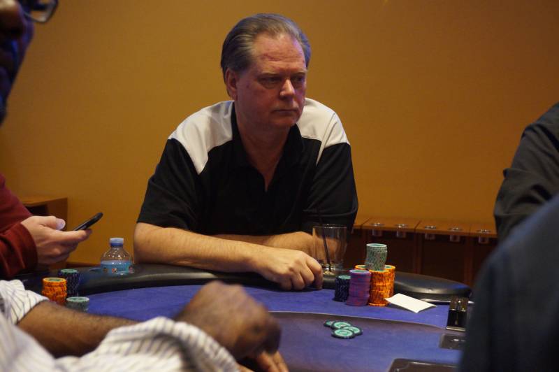 Flight A chip leader, David Albertson (Coral Springs, Fla.)