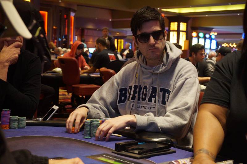 Event 6 chip leader Michael Cohen