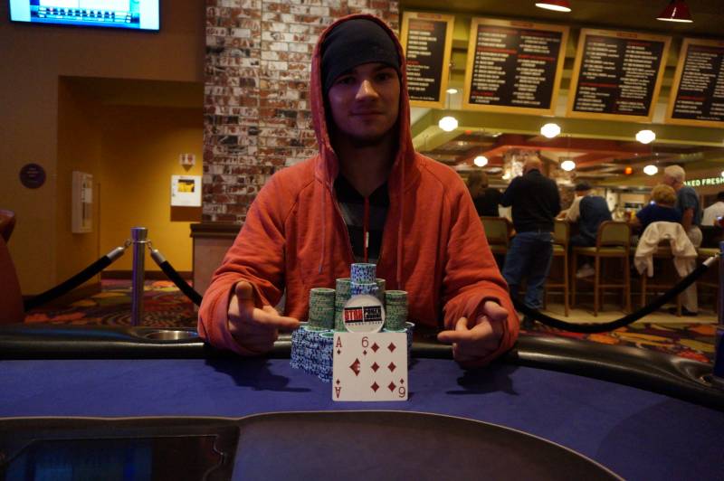 Event 6 winner Edward Novak