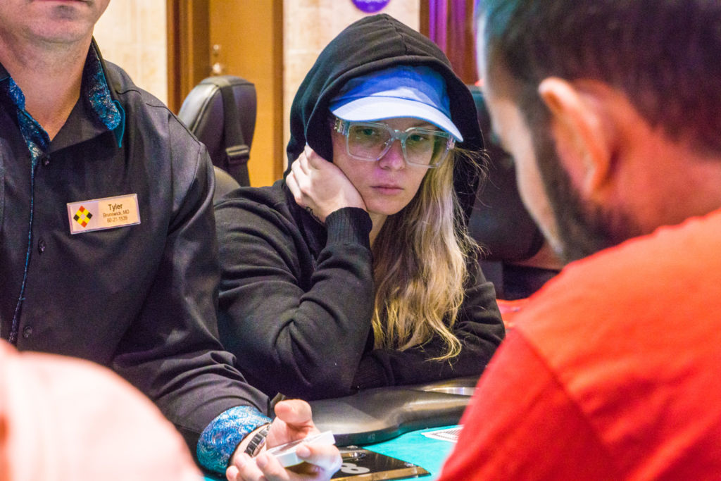 Event 1 Flight B Brandon Schwartz and Courtney Webb Lead Coco Poker