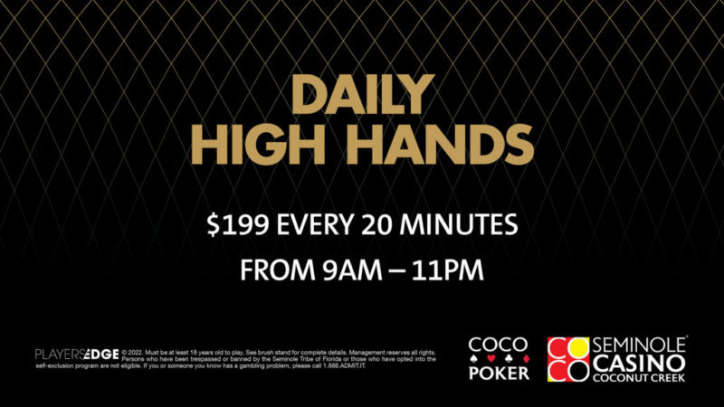 MONTHLY PROMOTIONS | Coco Poker