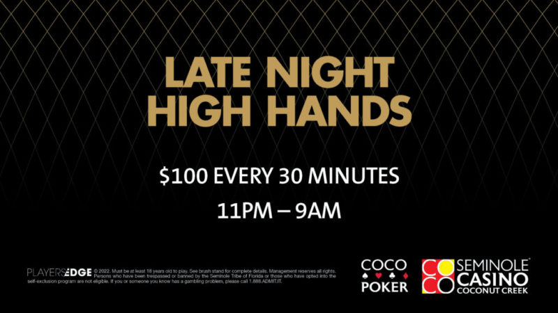 MONTHLY PROMOTIONS | Coco Poker