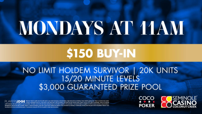 MONTHLY PROMOTIONS | Coco Poker
